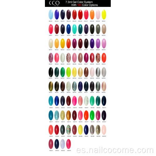 Colores Gel OEM Gel de uñas Gel de alta calidad Policio de gel de uñas al por mayor duradero para belleza de uñas